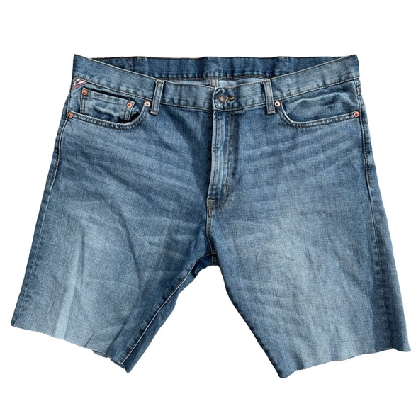 RALPH LAUREN Demin and Supply Homemade Jorts Jean Shorts Distressed - Size 40 - Picture 4 of 11